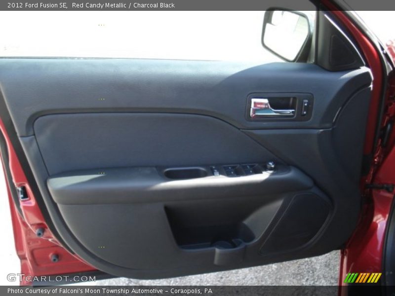 Red Candy Metallic / Charcoal Black 2012 Ford Fusion SE