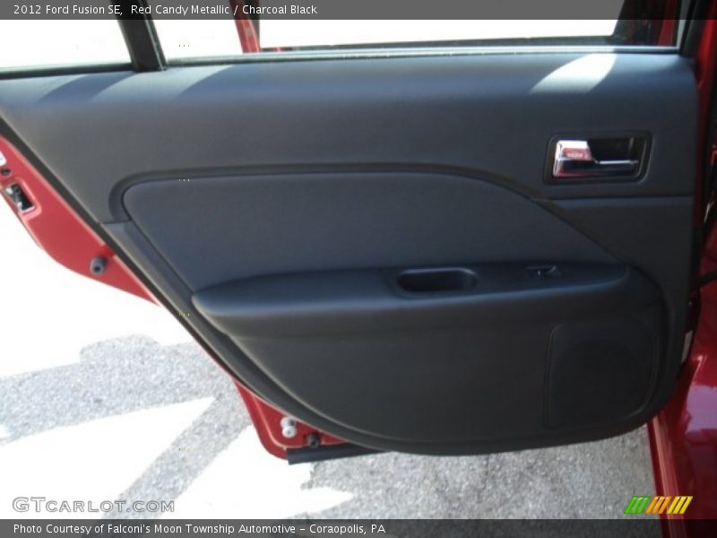 Red Candy Metallic / Charcoal Black 2012 Ford Fusion SE