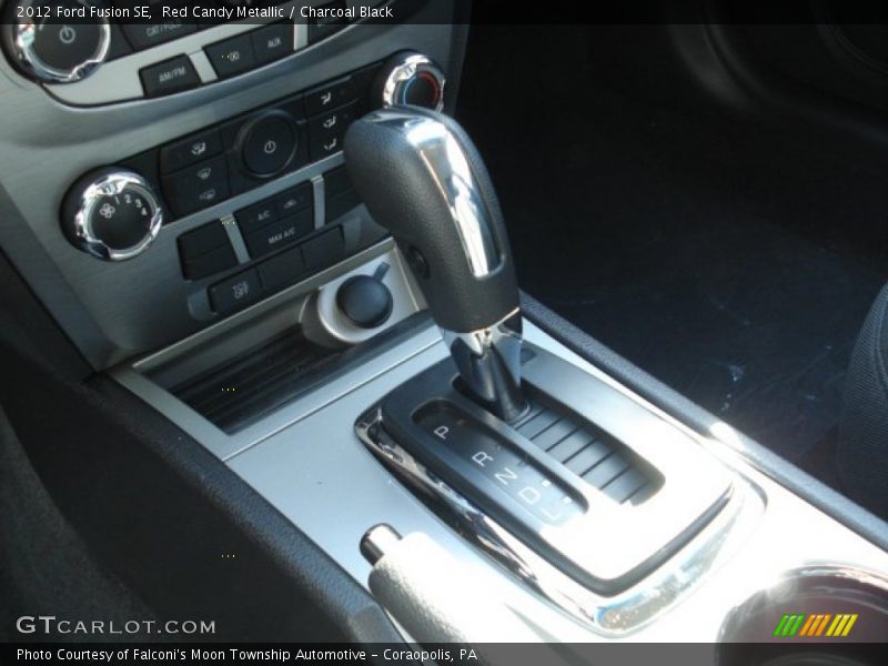 Red Candy Metallic / Charcoal Black 2012 Ford Fusion SE