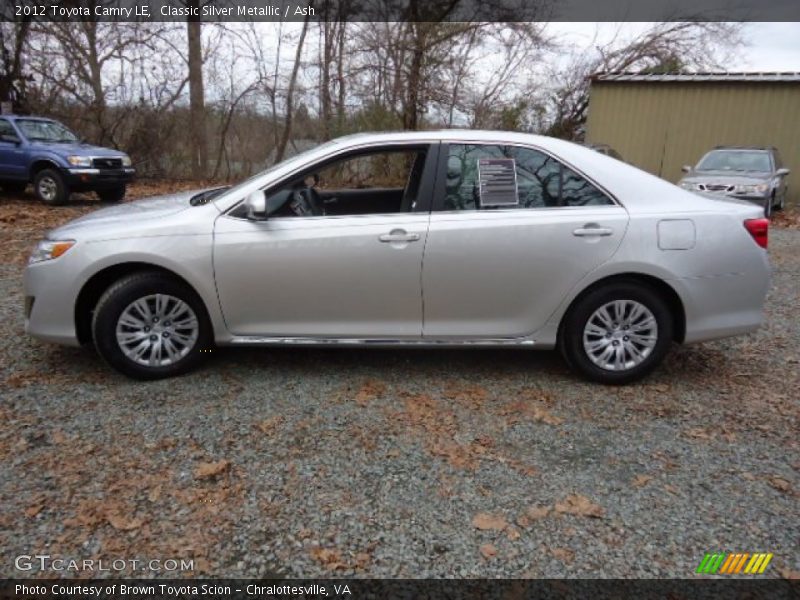 Classic Silver Metallic / Ash 2012 Toyota Camry LE