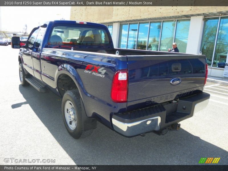 Dark Blue Pearl Metallic / Medium Stone 2010 Ford F250 Super Duty FX4 SuperCab 4x4