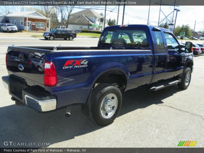 Dark Blue Pearl Metallic / Medium Stone 2010 Ford F250 Super Duty FX4 SuperCab 4x4