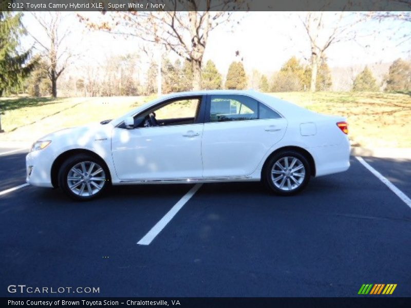 Super White / Ivory 2012 Toyota Camry Hybrid XLE