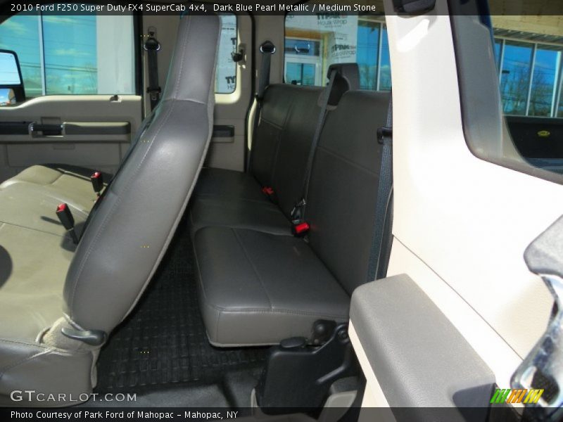 Dark Blue Pearl Metallic / Medium Stone 2010 Ford F250 Super Duty FX4 SuperCab 4x4