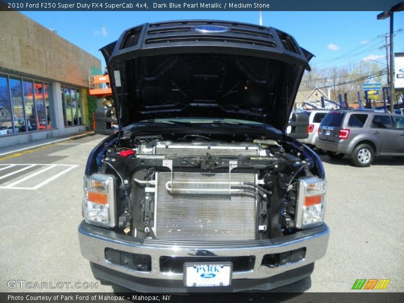 Dark Blue Pearl Metallic / Medium Stone 2010 Ford F250 Super Duty FX4 SuperCab 4x4