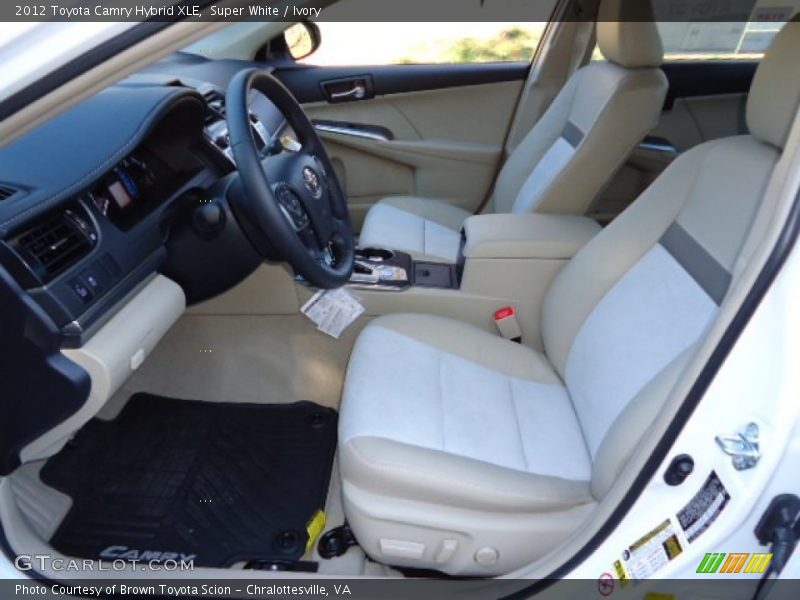 Super White / Ivory 2012 Toyota Camry Hybrid XLE
