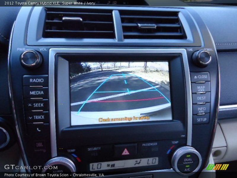 Super White / Ivory 2012 Toyota Camry Hybrid XLE