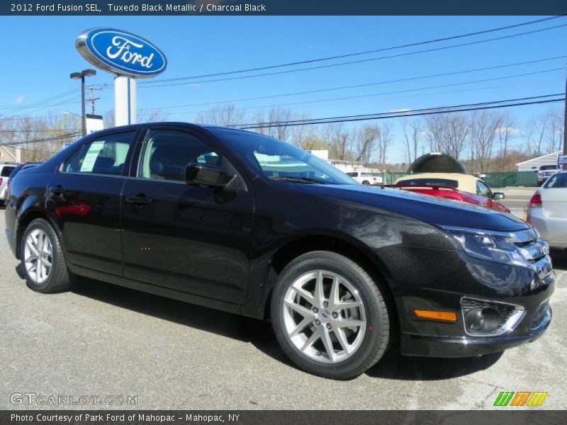 Tuxedo Black Metallic / Charcoal Black 2012 Ford Fusion SEL