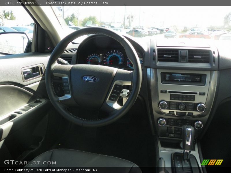 Tuxedo Black Metallic / Charcoal Black 2012 Ford Fusion SEL