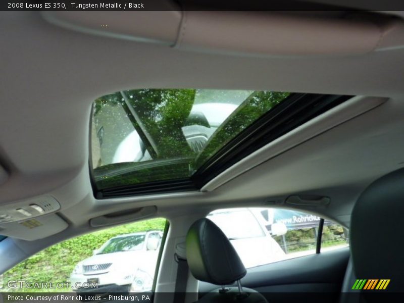 Tungsten Metallic / Black 2008 Lexus ES 350