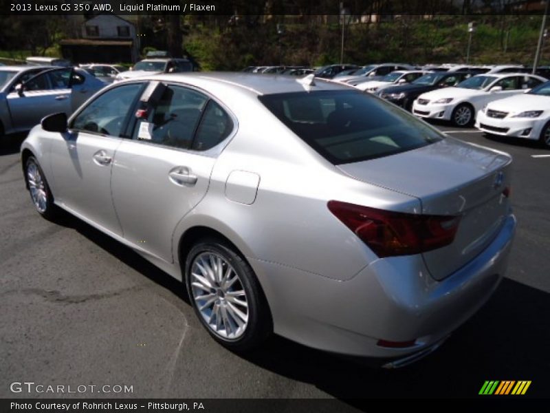 Liquid Platinum / Flaxen 2013 Lexus GS 350 AWD