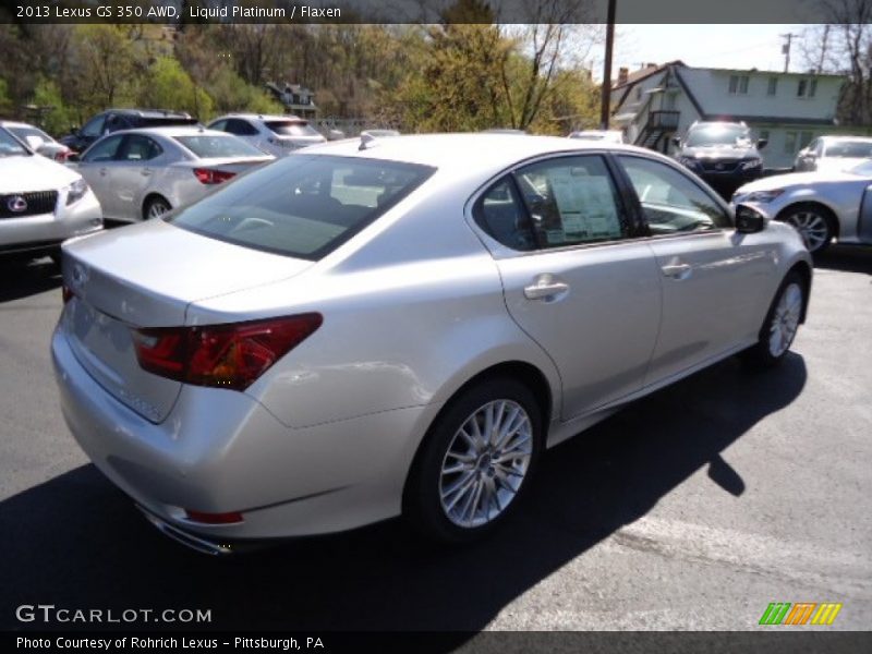 Liquid Platinum / Flaxen 2013 Lexus GS 350 AWD