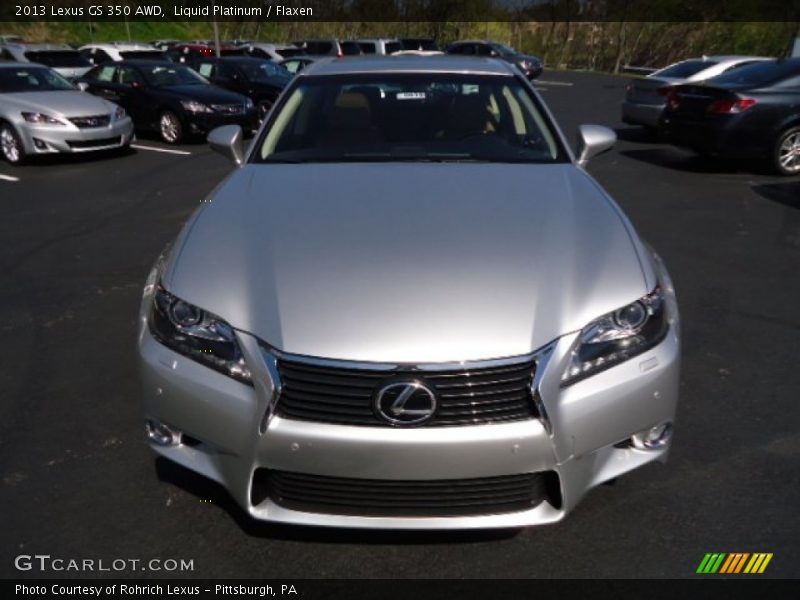 Liquid Platinum / Flaxen 2013 Lexus GS 350 AWD