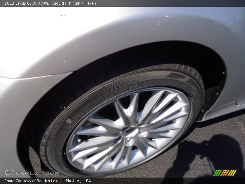 Liquid Platinum / Flaxen 2013 Lexus GS 350 AWD