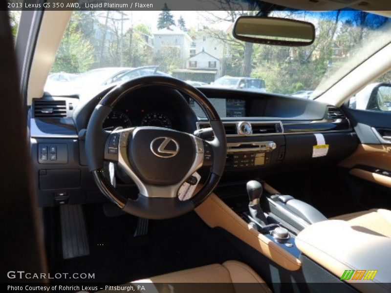 Liquid Platinum / Flaxen 2013 Lexus GS 350 AWD
