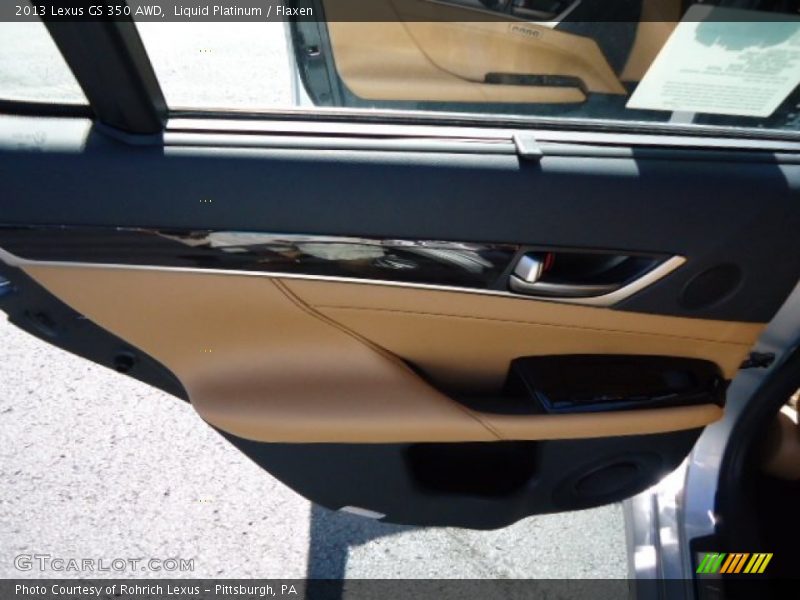 Liquid Platinum / Flaxen 2013 Lexus GS 350 AWD