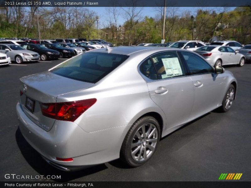 Liquid Platinum / Flaxen 2013 Lexus GS 350 AWD