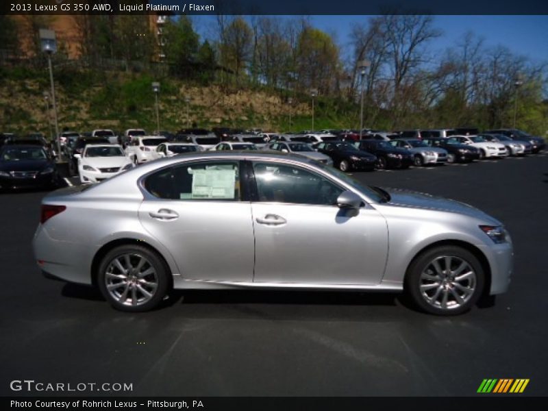 Liquid Platinum / Flaxen 2013 Lexus GS 350 AWD
