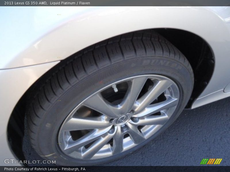 Liquid Platinum / Flaxen 2013 Lexus GS 350 AWD