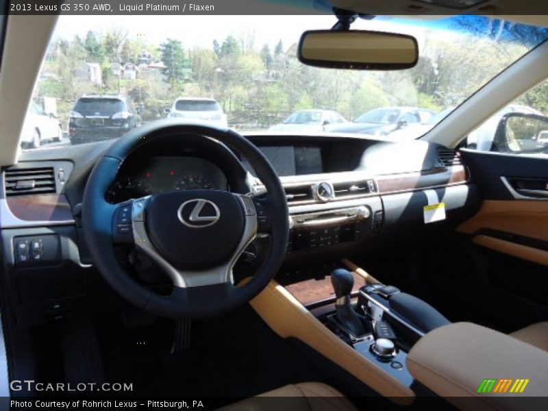Liquid Platinum / Flaxen 2013 Lexus GS 350 AWD