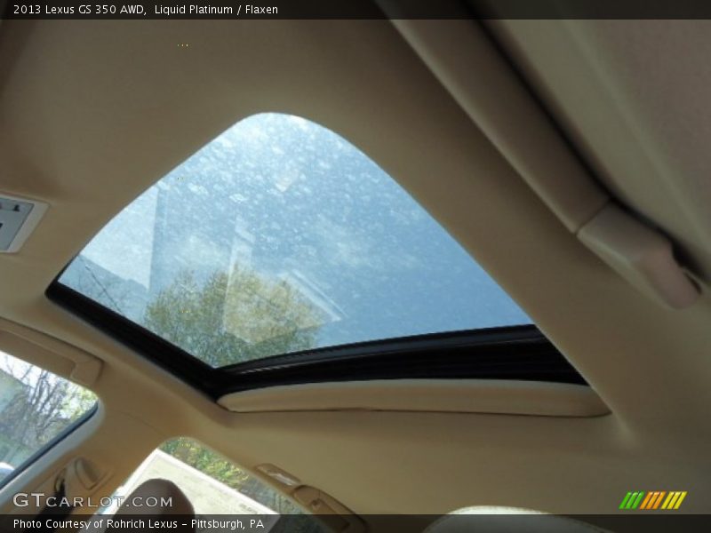 Liquid Platinum / Flaxen 2013 Lexus GS 350 AWD