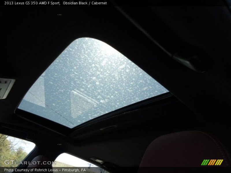 Obsidian Black / Cabernet 2013 Lexus GS 350 AWD F Sport