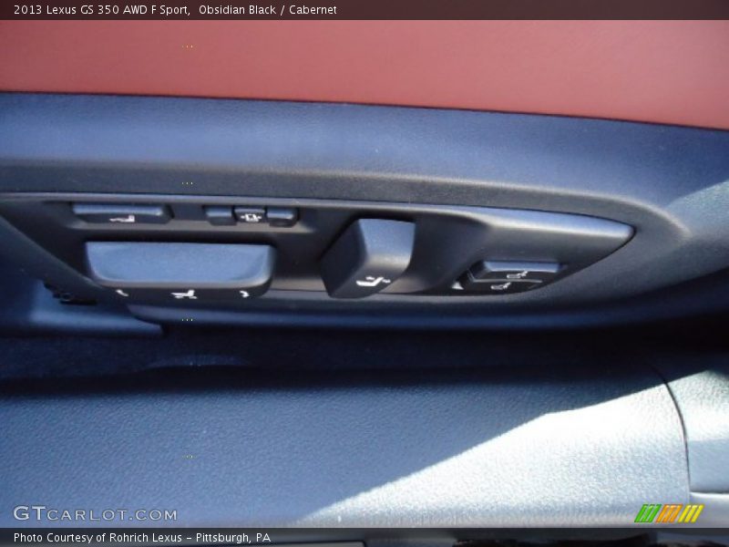 Obsidian Black / Cabernet 2013 Lexus GS 350 AWD F Sport