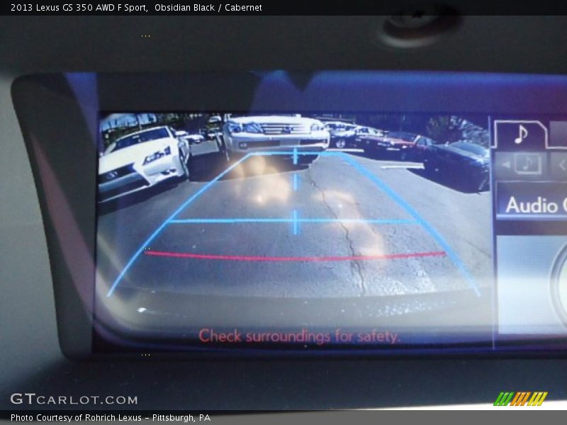 Obsidian Black / Cabernet 2013 Lexus GS 350 AWD F Sport