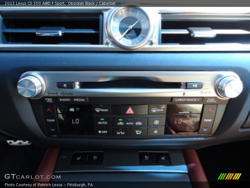 Obsidian Black / Cabernet 2013 Lexus GS 350 AWD F Sport