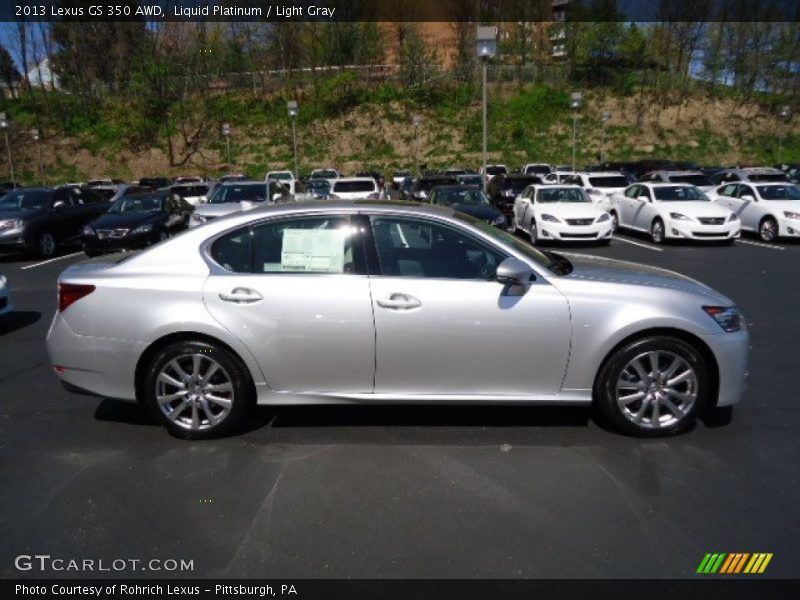 Liquid Platinum / Light Gray 2013 Lexus GS 350 AWD