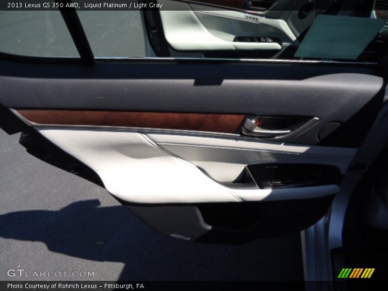 Liquid Platinum / Light Gray 2013 Lexus GS 350 AWD