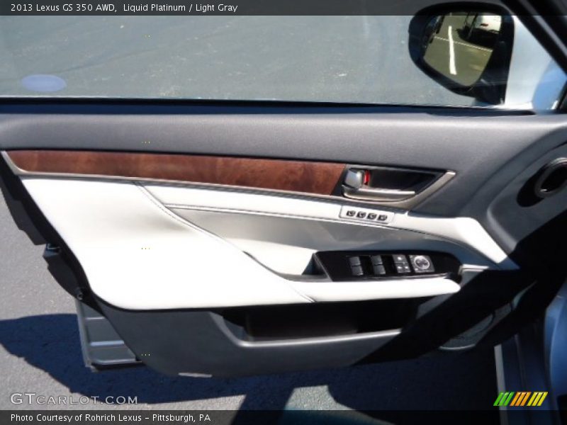 Liquid Platinum / Light Gray 2013 Lexus GS 350 AWD