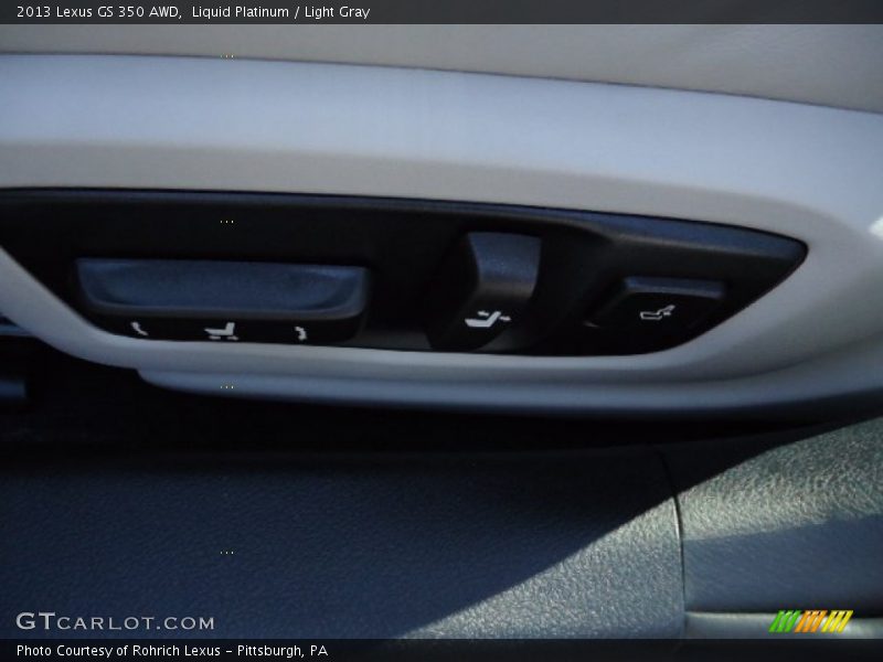 Liquid Platinum / Light Gray 2013 Lexus GS 350 AWD