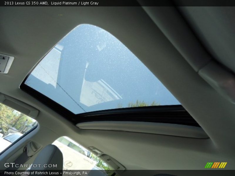 Liquid Platinum / Light Gray 2013 Lexus GS 350 AWD