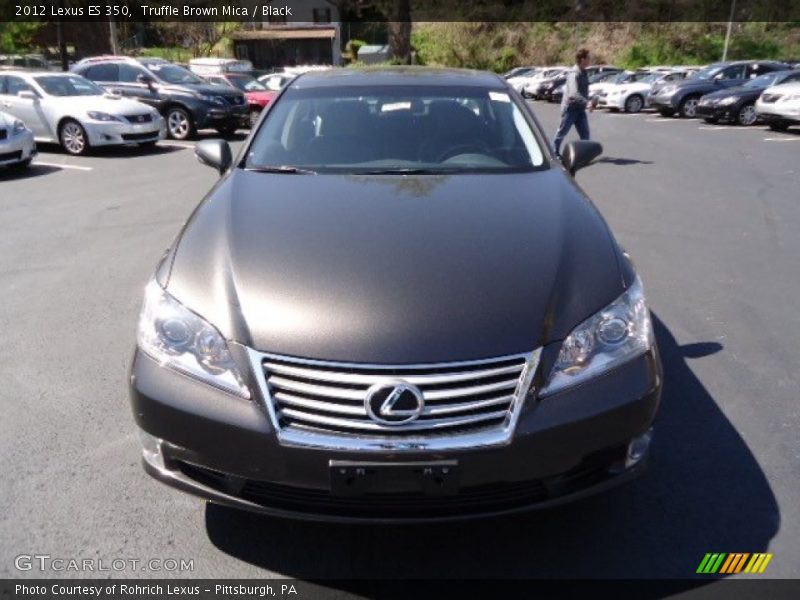 Truffle Brown Mica / Black 2012 Lexus ES 350