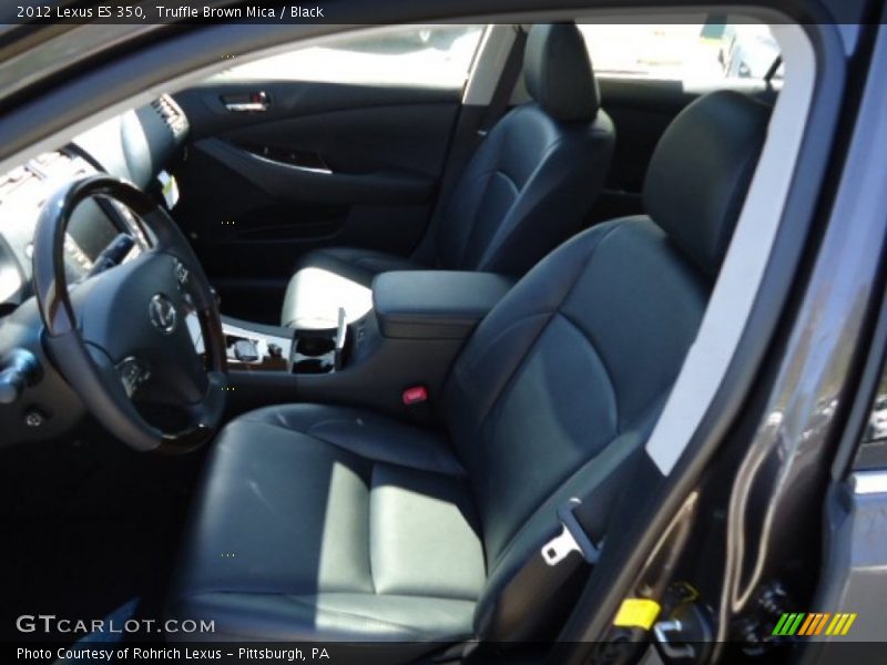 Truffle Brown Mica / Black 2012 Lexus ES 350