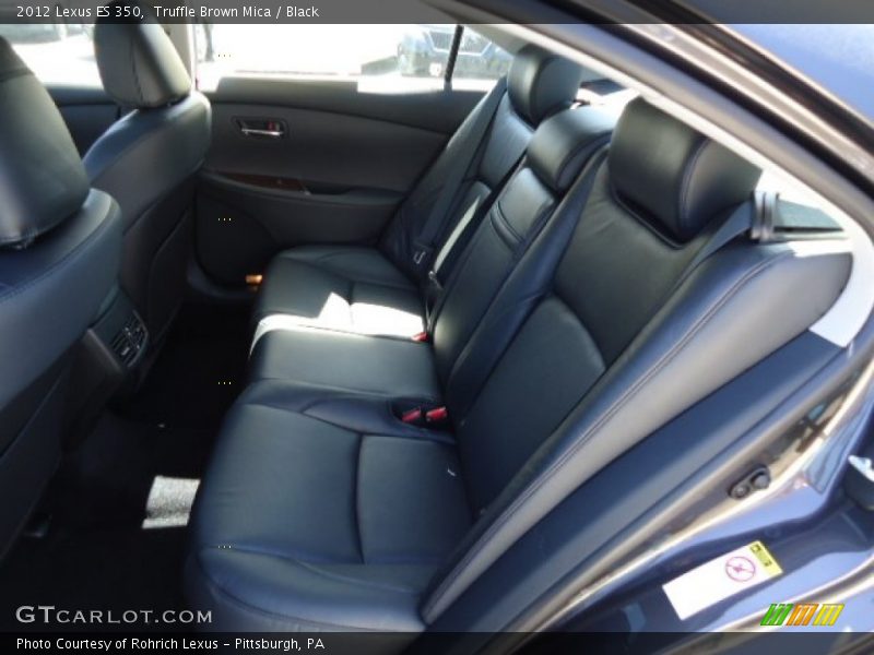 Truffle Brown Mica / Black 2012 Lexus ES 350