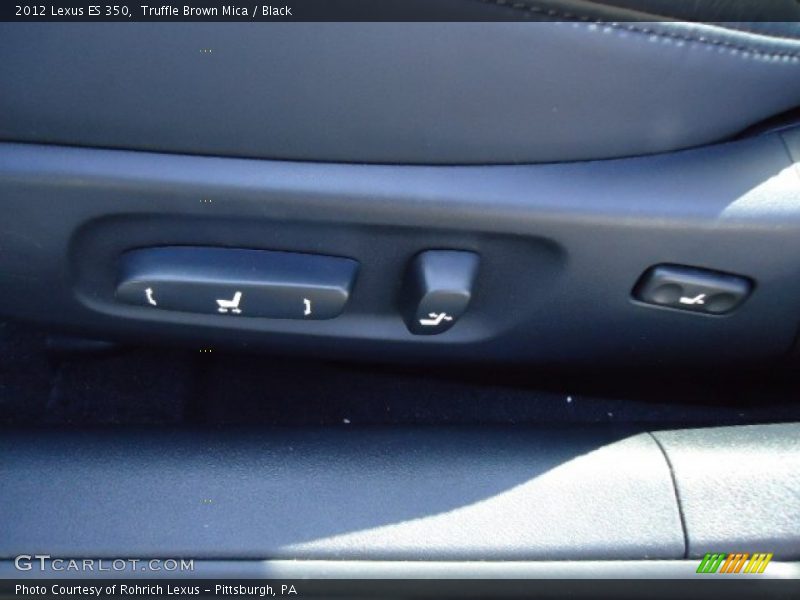 Truffle Brown Mica / Black 2012 Lexus ES 350