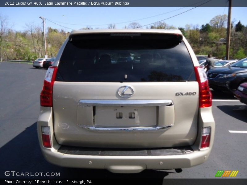 Satin Cashmere Metallic / Ecru/Auburn Bubinga 2012 Lexus GX 460