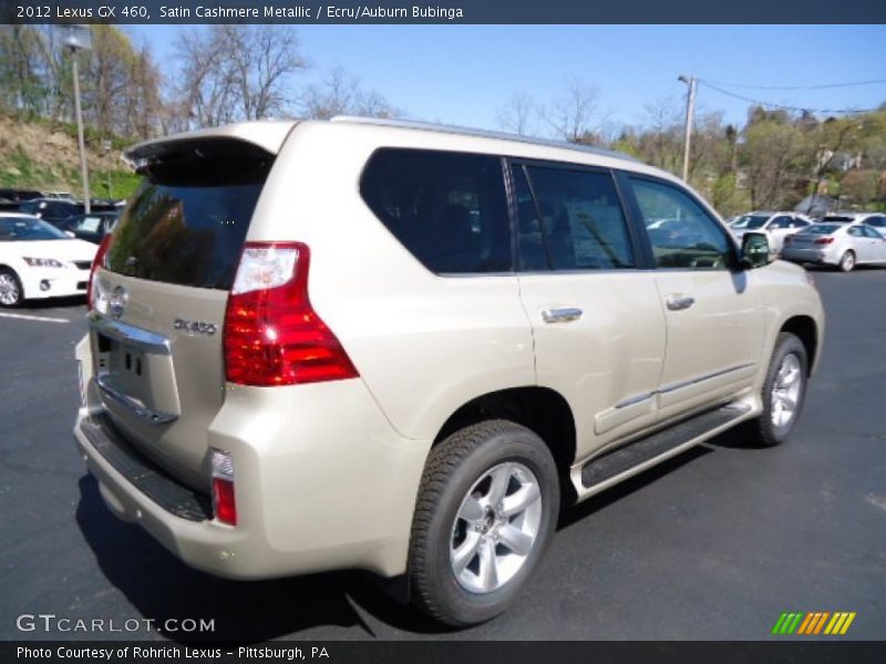 Satin Cashmere Metallic / Ecru/Auburn Bubinga 2012 Lexus GX 460