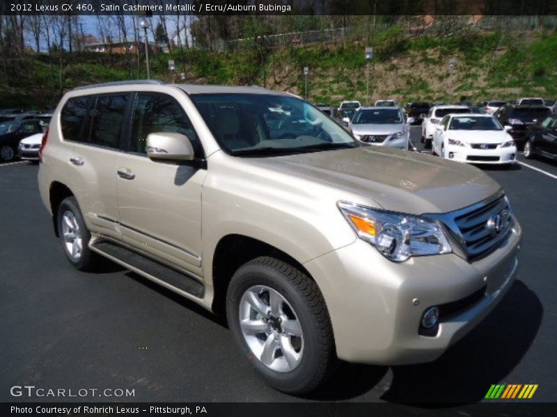 Satin Cashmere Metallic / Ecru/Auburn Bubinga 2012 Lexus GX 460