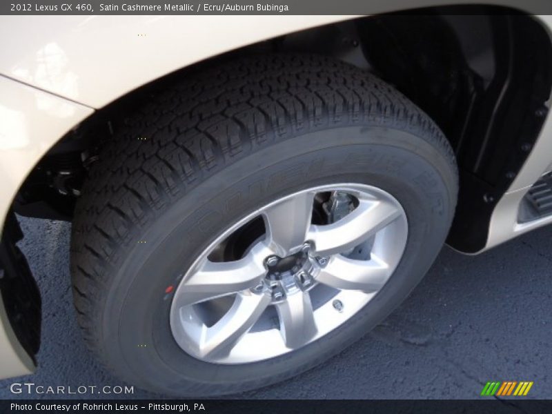 Satin Cashmere Metallic / Ecru/Auburn Bubinga 2012 Lexus GX 460