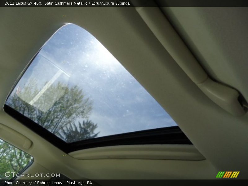 Satin Cashmere Metallic / Ecru/Auburn Bubinga 2012 Lexus GX 460