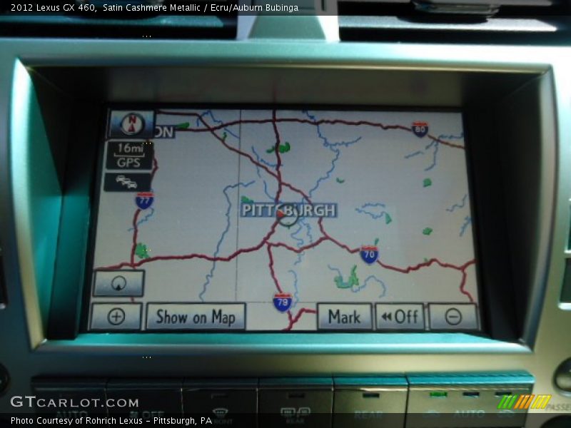 Satin Cashmere Metallic / Ecru/Auburn Bubinga 2012 Lexus GX 460