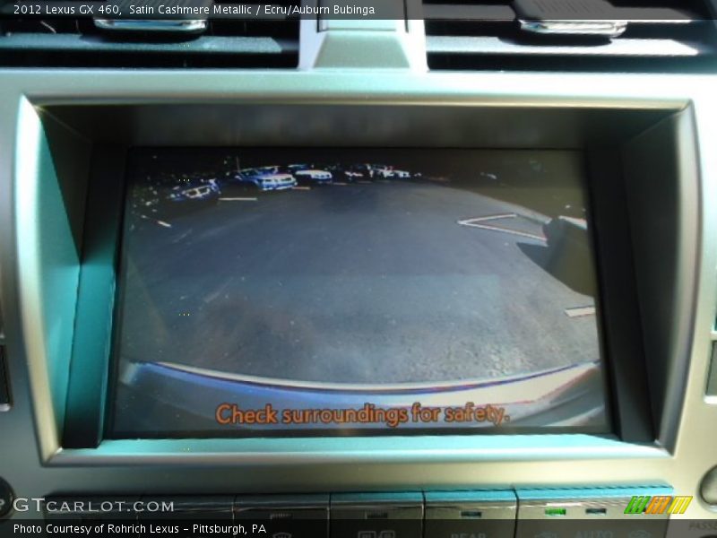 Satin Cashmere Metallic / Ecru/Auburn Bubinga 2012 Lexus GX 460