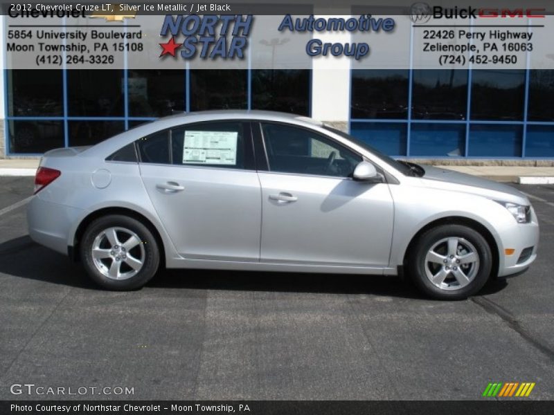 Silver Ice Metallic / Jet Black 2012 Chevrolet Cruze LT
