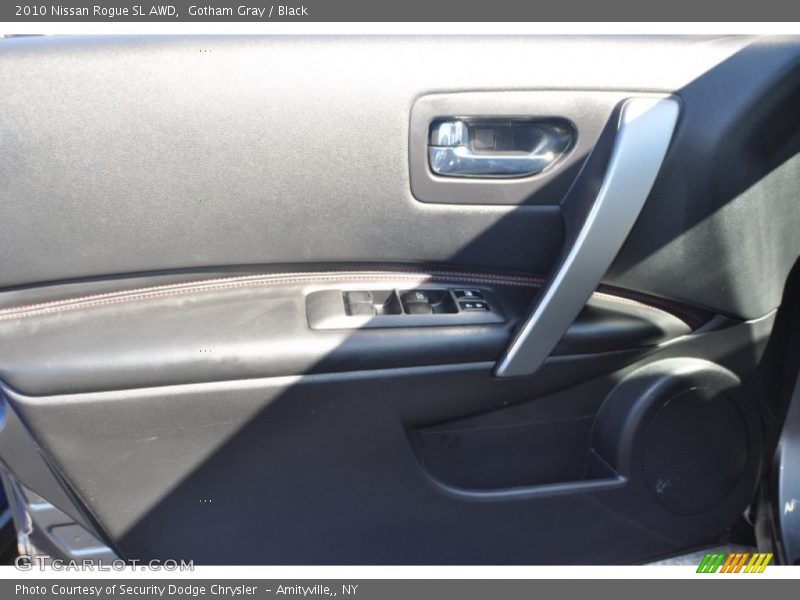 Gotham Gray / Black 2010 Nissan Rogue SL AWD