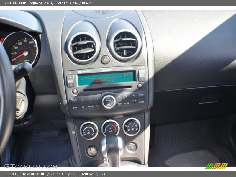 Gotham Gray / Black 2010 Nissan Rogue SL AWD