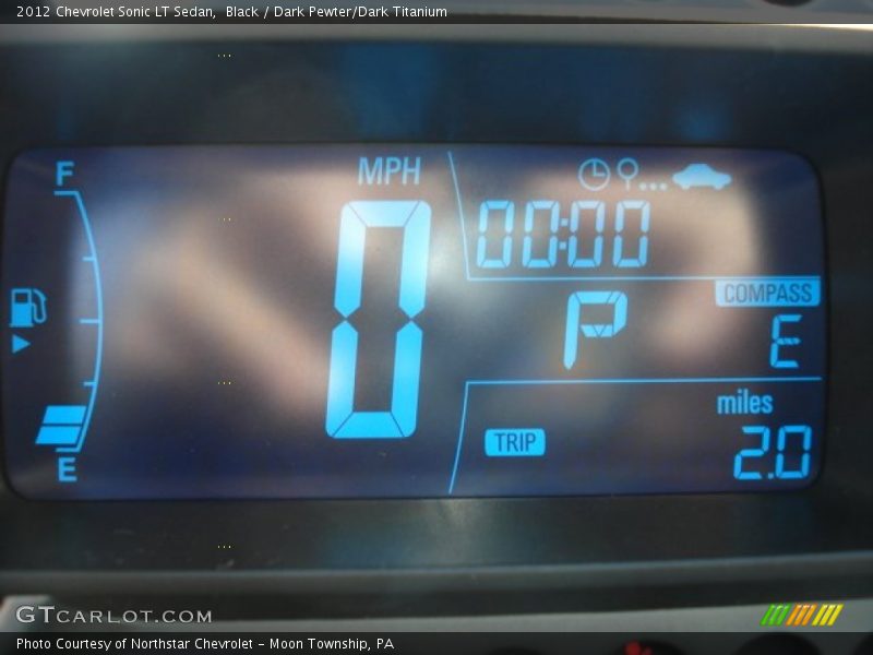 Black / Dark Pewter/Dark Titanium 2012 Chevrolet Sonic LT Sedan