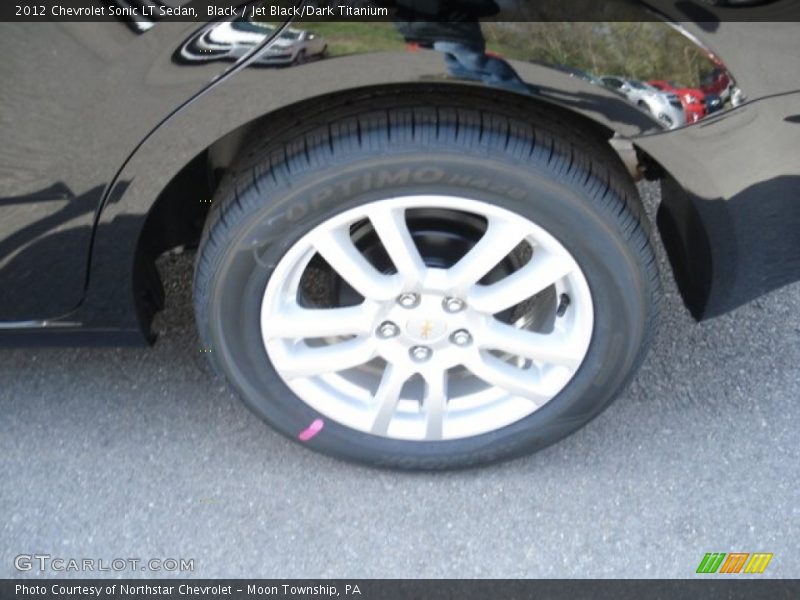 Black / Jet Black/Dark Titanium 2012 Chevrolet Sonic LT Sedan